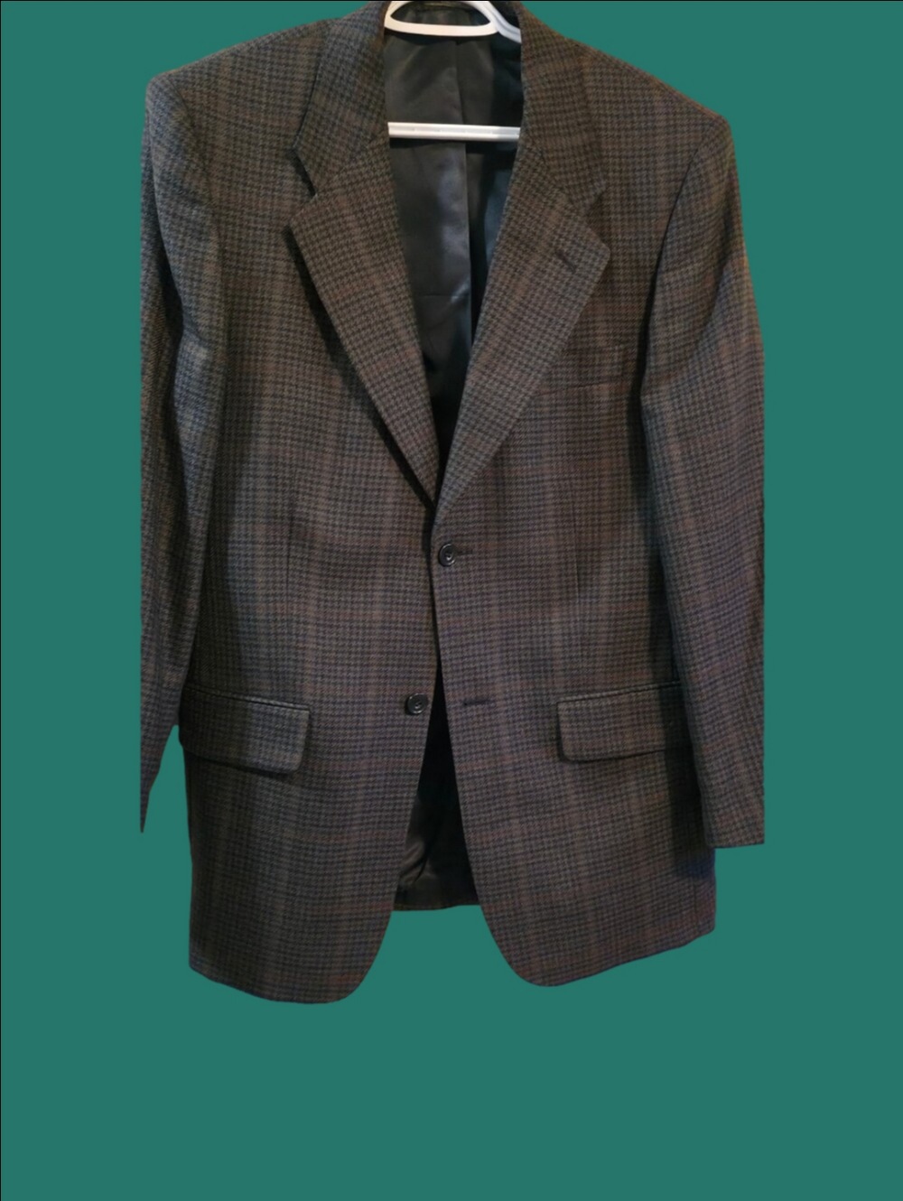4/$97 Deal! Classic Men's Houndstooth Wool Jacket
